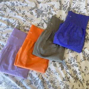 3 NVGTN MEDIUM CONTOUR SEAMLESS LEGGINGS BUNDLE